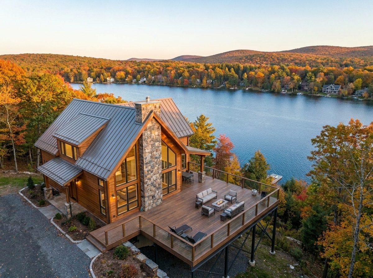 Ridgeview Retreat — renovated mountain home overlooking Lake Harmony
